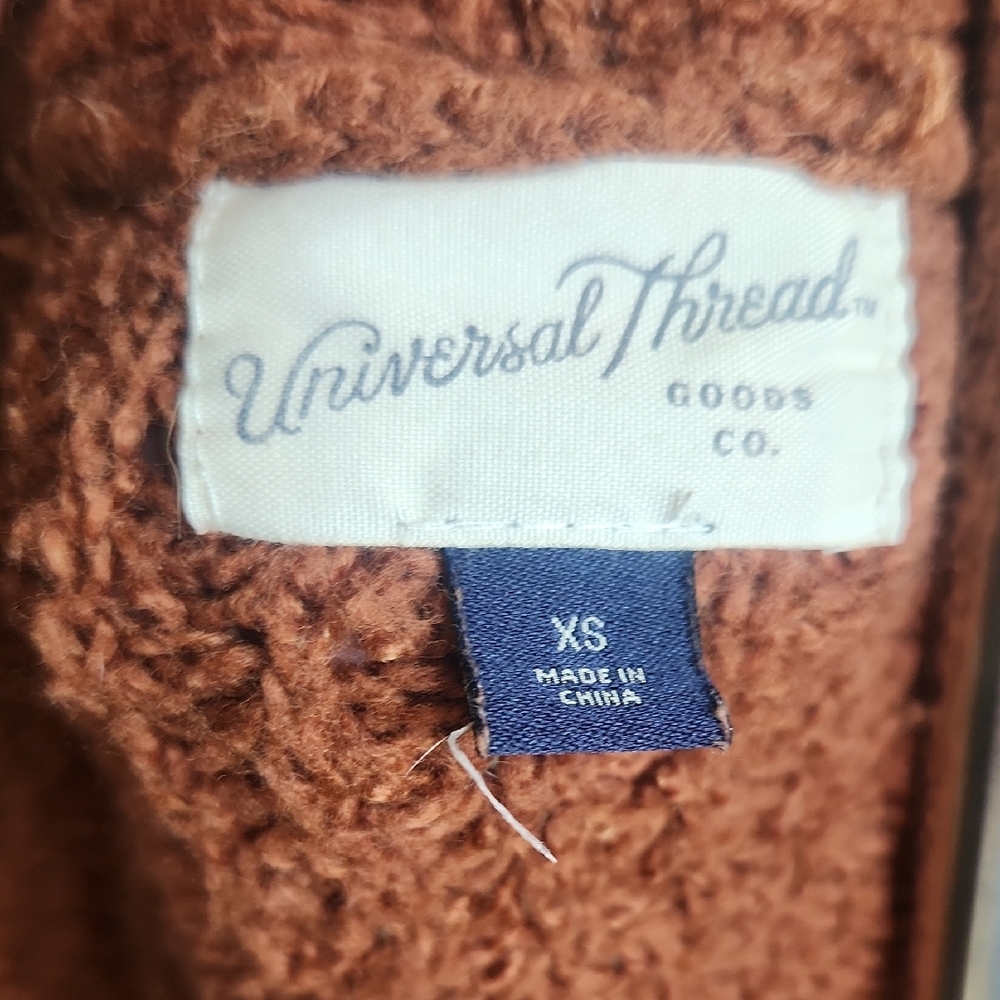 Universal Thread Rust Open-Front Cardigan - Picture 2 of 3